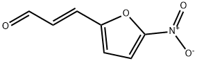 (E)-3-(5-nitro-2-furyl)acrylaldehyde         Struktur