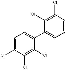 2,2',3,3',4-ペンタクロロビフェニル 化学構造式