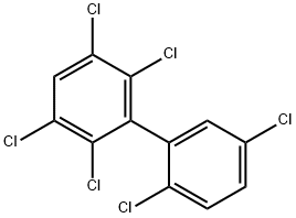 2,2',3,5,5',6-HEXACHLOROBIPHENYL Struktur