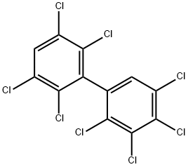2,2',3,3',4',5,5',6-オクタクロロ-1,1'-ビフェニル 化学構造式