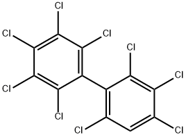 2,2',3,3',4,4',5,6,6'-NONACHLOROBIPHENYL Struktur