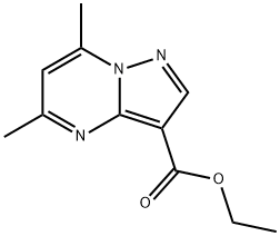 ethyl 5,7-dimethylpyrazolo[1,5-a]pyrimidine-3-carboxylate Structure
