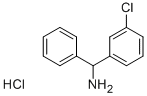 C-(3-CHLORO-PHENYL)-C-PHENYL-METHYLAMINE HYDROCHLORIDE Structure
