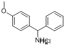 C-(4-METHOXY-PHENYL)-C-PHENYL-METHYL-AMMONIUM CHLORIDE Struktur