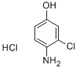 4-アミノ-3-クロロフェノール塩酸塩 化学構造式