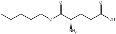 2-amino-5-oxo-5-pentoxy-pentanoic acid Struktur