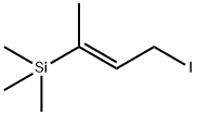 ((E)-3-IODO-1-METHYLPROPENYL)-TRIMETHYLSILANE Struktur