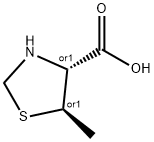 4-Thiazolidinecarboxylicacid,5-methyl-,trans-(9CI) Struktur