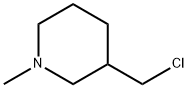 3-氯甲基-1-甲基哌啶 结构式
