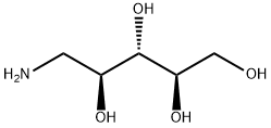 1-Amino-1-deoxy-D-ribitol, 527-47-9, 结构式