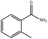 2-メチルベンゼンカルボアミド 化学構造式