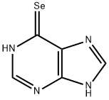 6-硒基嘌呤 结构式