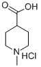 1-甲基-4-哌啶甲酸乙酯盐酸盐,52700-61-5,结构式