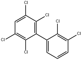 2,2',3,3',5,6-HEXACHLOROBIPHENYL Structure