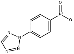 2-(4-ニトロフェニル)-2H-テトラゾール 化学構造式
