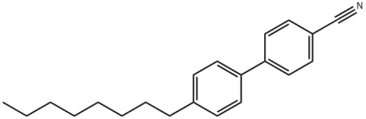 4'-Octyl[1,1'-biphenyl]-4-carbonitrile Struktur