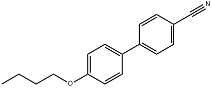 4-丁氧基-4'-氰基联苯 结构式