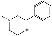 1-メチル-3-フェニルピペラジン 化学構造式