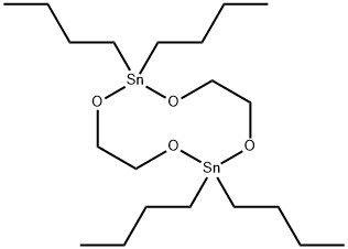 2,2,7,7-tetrabutyl-1,3,6,8,2,7-tetroxadistannecane Struktur
