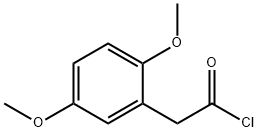 2,5-ジメトキシベンゼン酢酸クロリド 化学構造式