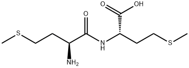 DL-蛋氨酰-DL-蛋氨酸 结构式