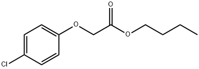 butyl (4-chlorophenoxy)acetate Struktur