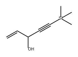 5-TRIMETHYLSILYL-1-PENTEN-4-YN-3-OL Struktur