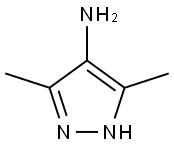 3,5-二甲基-1H-吡唑-4-胺 结构式