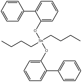 Dibutylbis(2-phenylphenoxy)stannane 结构式