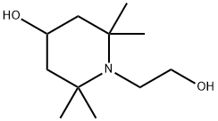 4-ヒドロキシ-1-(2-ヒドロキシエチル)-2,2,6,6-テトラメチルピペリジン 化学構造式