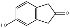 5-HYDROXY-INDAN-2-ONE Structure