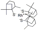 rhodium(3+) 2,6,6-trimethylbicyclo[3.1.1]heptanethiolate Struktur