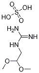 Guanidine, N-(2,2-dimethoxyethyl)- Sulfuric acid Struktur
