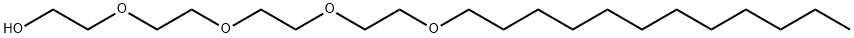 Tetraethyleneglycol monododecyl ether Structure