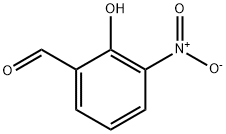 3-ニトロサリチルアルデヒド 化学構造式