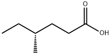 (R)-(-)-4-Methylhexanoic acid Structure