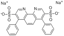 BATHOPHENANTHROLINEDISULFONIC ACID DISODIUM SALT TRIHYDRATE Structure