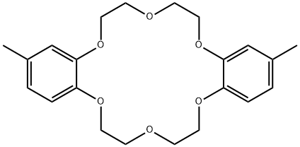 4,5-DIMETHYLDIBENZO-18-CROWN-6 结构式