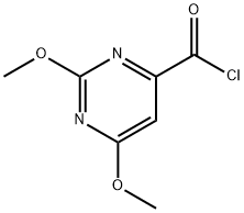 4-Pyrimidinecarbonyl chloride, 2,6-dimethoxy- (9CI),52759-24-7,结构式
