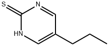 2-メルカプト-5-プロピルピリミジン 化学構造式