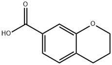 クロマン-7-カルボン酸 化学構造式