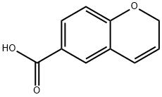 2H-1-Benzopyran-6-carboxylic acid Structure