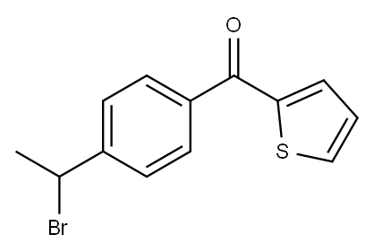 [4-(1-bromoethyl)phenyl]-2-thienyl ketone Structure