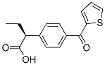 (S)-2-[4-(thien-2-ylcarbonyl)phenyl]butyric acid Struktur