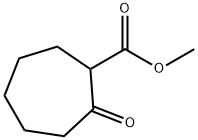 2-オキソ-1-シクロヘプタンカルボン酸メチル 化学構造式