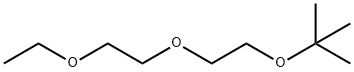 2-[2-(2-エトキシエトキシ)エトキシ]-2-メチルプロパン 化学構造式