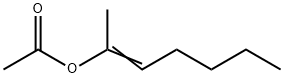 2-アセトキシ-2-ヘプテン 化学構造式