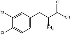 3,4-ジクロロフェニルアラニン 化学構造式