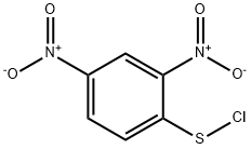 2,4-ジニトロフェニルスルフェニル クロリド 化学構造式