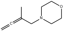 Morpholine,  4-(2-methyl-2,3-butadienyl)-  (9CI) 结构式